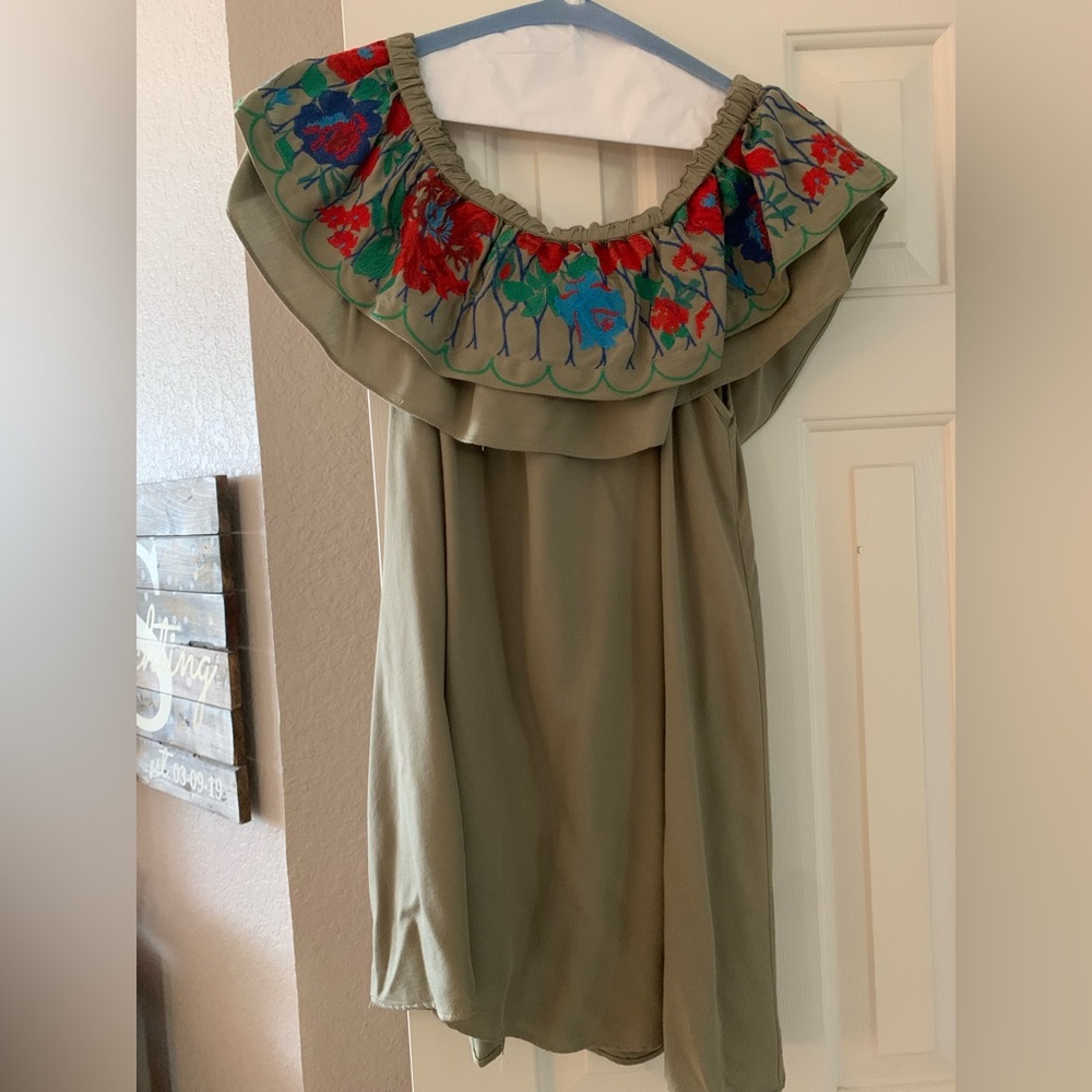 Cute off the shoulder dress